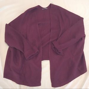 Brandy Melville Maroon Caroline Cardigan